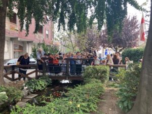Corso IV Novembre, restyling all’area verde con il laghetto