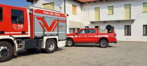 Gaminella: si rompe un tubo del gas, arrivano i Vigili del Fuoco