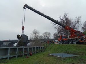 Alessandria: recuperata nel Bormida l’auto della 61enne morta a Tortona