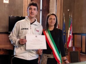Borromeo, premio in Comune per il titolo mondiale
