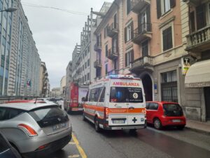 Via Gramsci, principio d’incendio in un appartamento