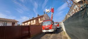 Mirabello Monferrato: a fuoco una canna fumaria