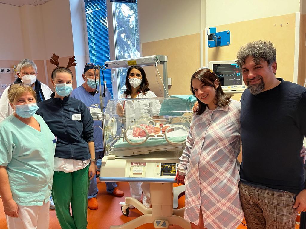 È Pietro Giulio il primo nato della neo Aou di Alessandria Il Piccolo