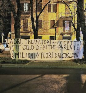 Alessandria Calcio, due striscioni contro Maione e Marra Cutrupi
