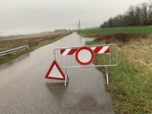 Castellazzo, chiusa la strada delle Sette Vie e la provinciale da Casalcermelli al ponte Bormida