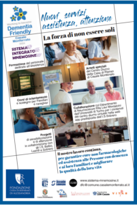 Servizi gratuiti per le famiglie dei malati di demenze