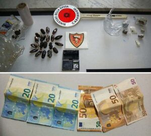 Novi Ligure: spacciatore arrestato, aveva 2 etti di droga