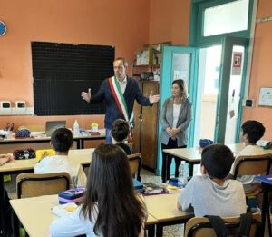Scuola: il sindaco Abonante e l’assessore Molina in classe