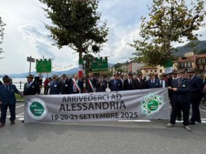 Raduno Alpini: scambio di testimone tra Omegna e Alessandria