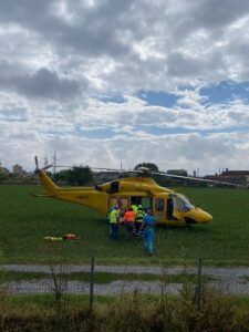 Autista colto da grave malore sull’A21, arriva l’elisoccorso