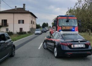 Novi Ligure, scontro fra tre auto: un ferito lieve