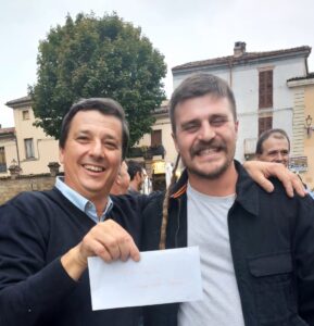 Gara della brenta, Vignale fa festa col vino