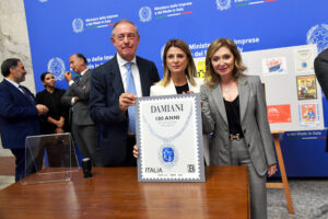 Un francobollo speciale per i 100 anni della Maison Damiani