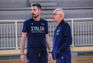 Vanni Talpo con l’Under 16 azzurra al Torneo di Iscar