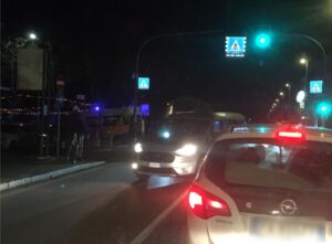 Tamponamento a San Germano, un ferito