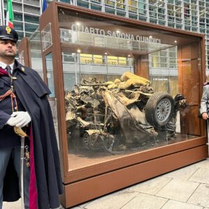 Alessandria: la teca dell’auto di Giovanni Falcone domani in piazzetta