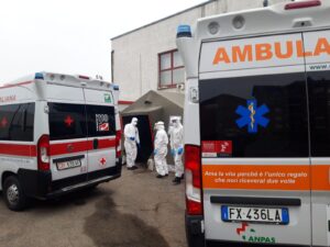 Croce Verde alessandrina: lì il quartier generale della resistenza al Covid 19