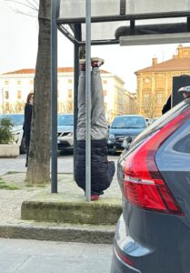 Alessandria, il riposo del questuante