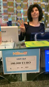Alessandria, vinti 100mila euro in tabaccheria