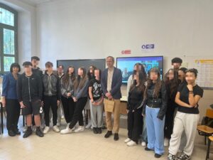 Alessandria: gli studenti dell’Iis ‘Eco’ e la solidarietà al sindaco Abonante