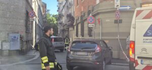 Alessandria, incidente in centro: tre feriti