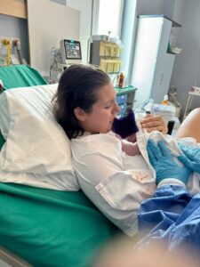 Parto con analgesia a Casale Monferrato: è nata Azzurra