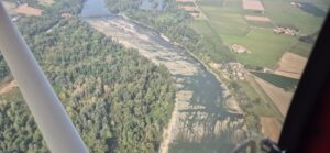 Casale: le spettacolari immagini del fiume Po in secca