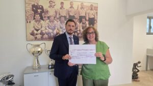 Us Alessandria: donazione per il settore giovanile in ricordo di Mario Di Cianni