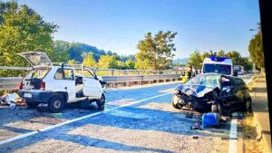 Valmadonna: grave scontro frontale, la vittima abitava a Novi Ligure