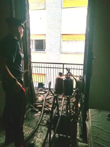 Incendio in condominio a Serravalle Scrivia: evacuato lo stabile