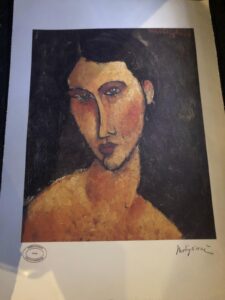 Piovera e l’omaggio a Modigliani