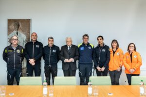 Mattarella in Svizzera dai volontari di Alessandria