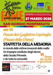 Staffetta della Memoria a San Giorgio: la voce dei bambini