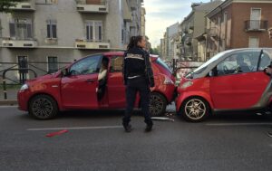 Alessandria: tamponamento sul cavalcavia del Cristo