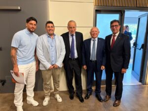 L’Alessandria Calcio alla riunione delle neopromosse