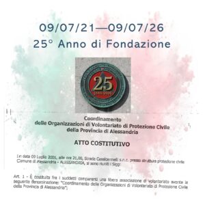 I 25 anni della Protezione civile di Alessandria: «Il tempo è il dono più prezioso»