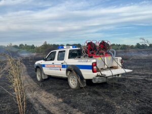 Sezzadio: due incendi in pochi giorni, in fiamme ettari di terreno