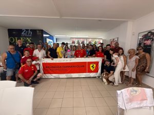 Ferrari Club Alessandria in Puglia da Antonio Giovinazzi