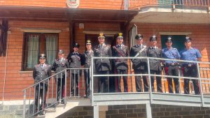 Serravalle Scrivia, visita del generale Galletta alla Stazione dei Carabinieri