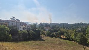 Mornese, incendio complesso: oltre 80 uomini per lo spegnimento